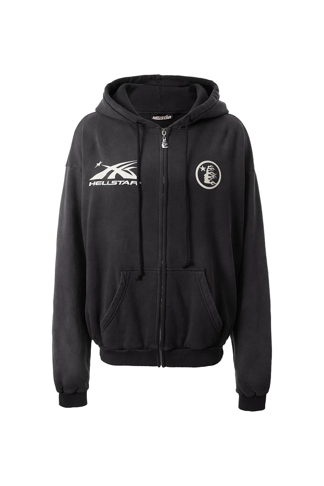 Hellstar Black HS Logo Zip-Up