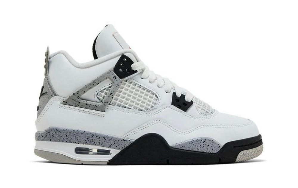Air Jordan 4 Retro OG GS 'White Cement