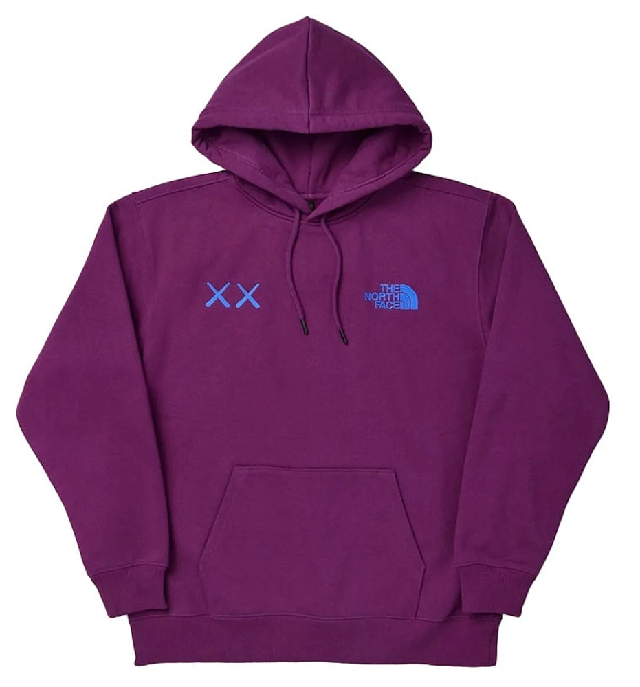 KAWs X NorthFace Hoodie Purple