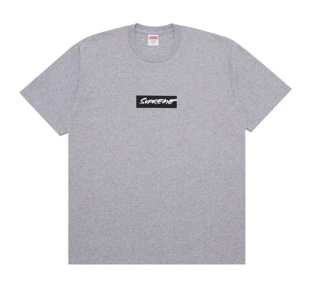 Supreme Futura Box Logo Tee 'Grey'
