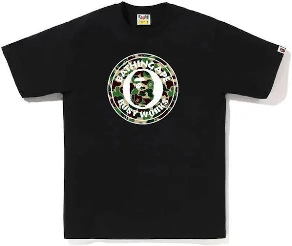 BAPE 1st Camo Busy Works Tee 'Black'