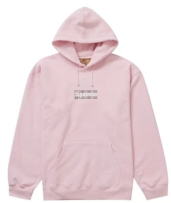 Supreme Burberry Box Logo Hoodie