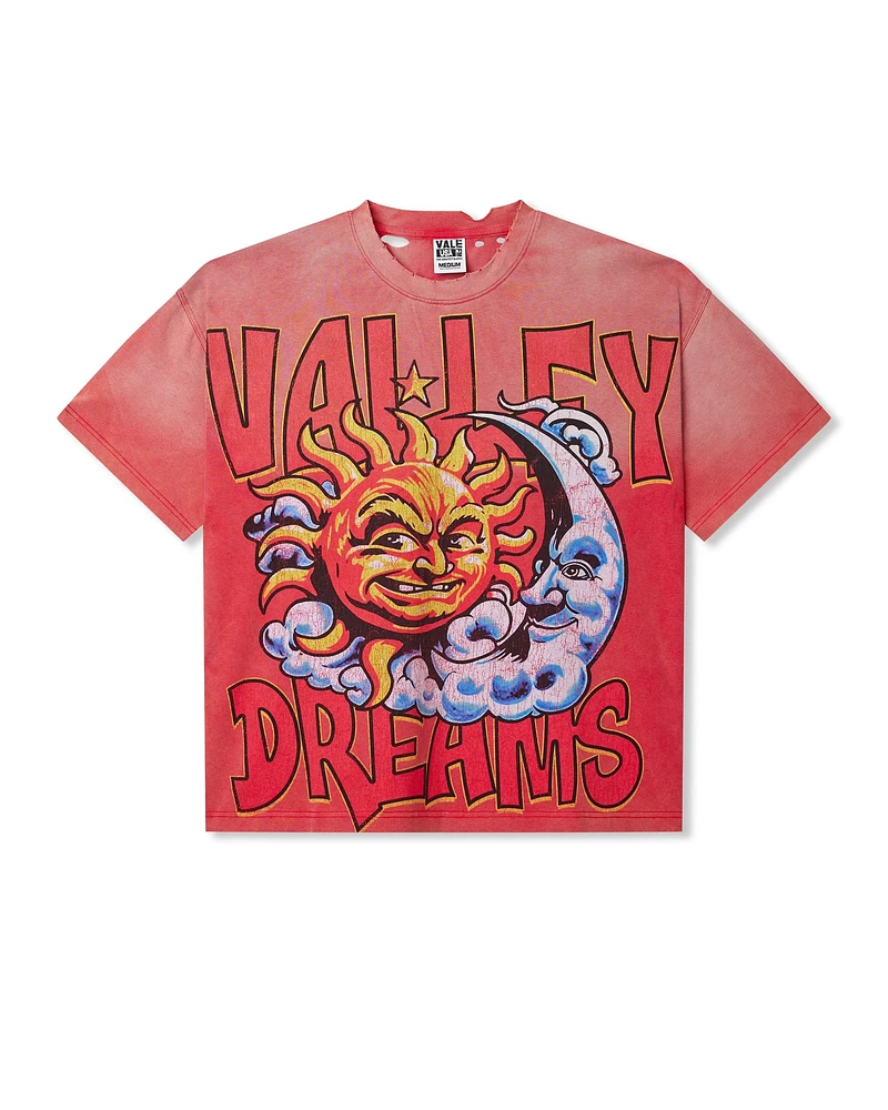 Vale Thrashed Red Tee