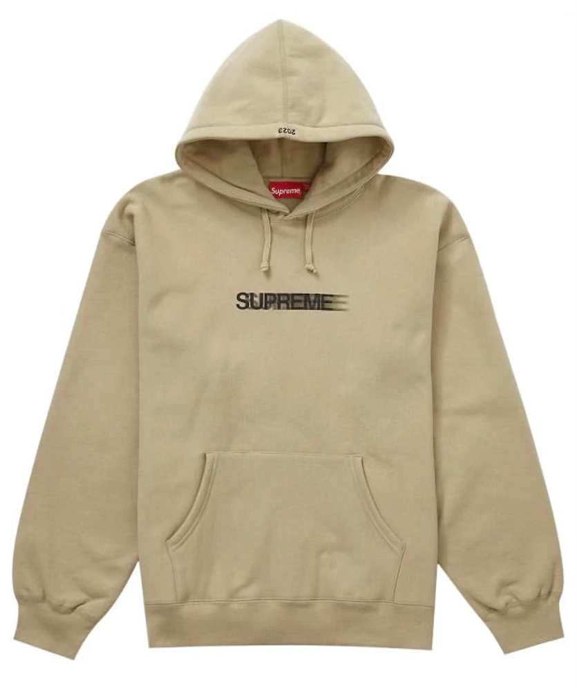 Supreme Motion Hoodie Tan