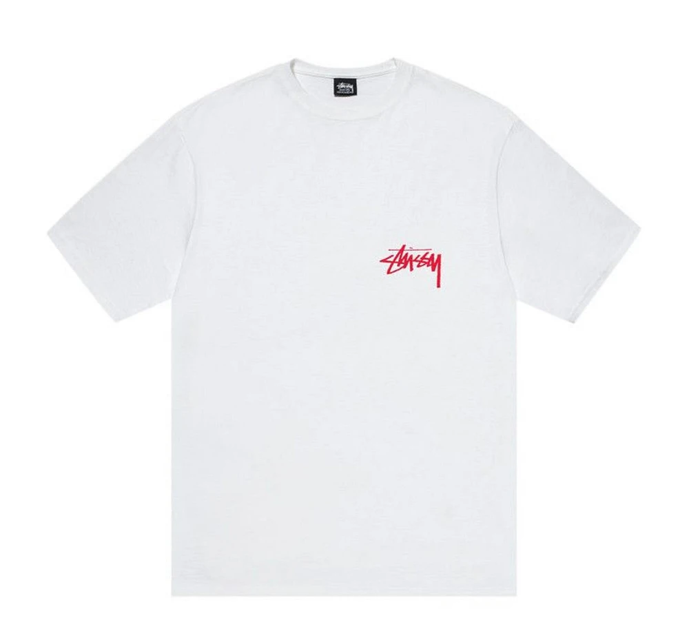 Stussy Beat Crazy Tee 'White'