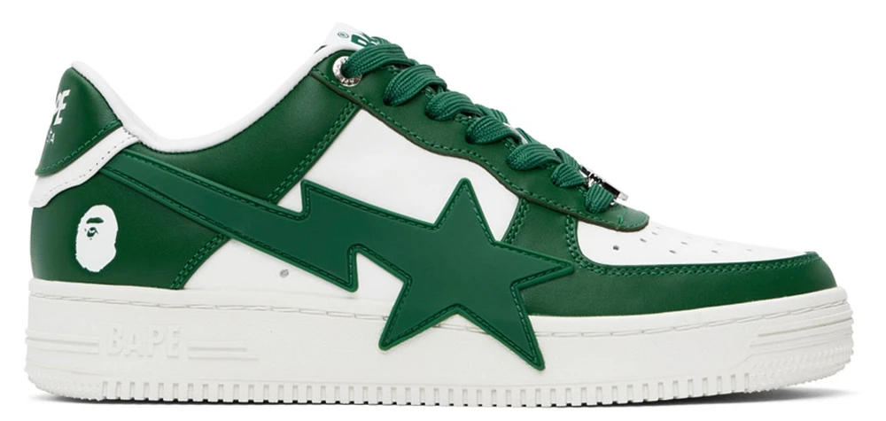 Bapesta Green & White STA OS