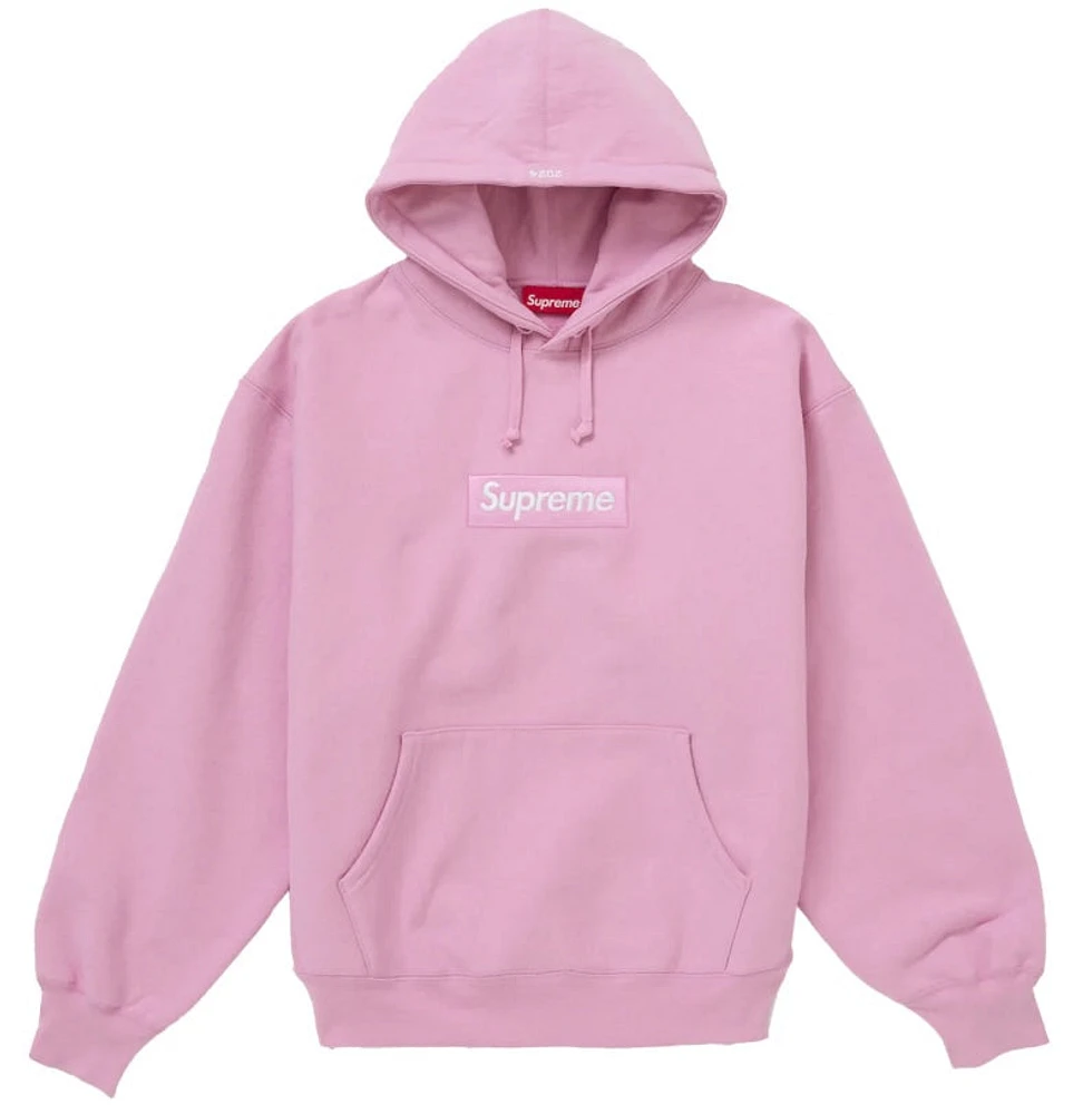 Supreme Box Logo Hooded Sweatshirt 'Pink'