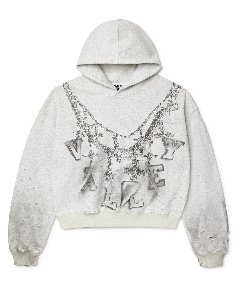 Vale Big Chain Hoodie Grey