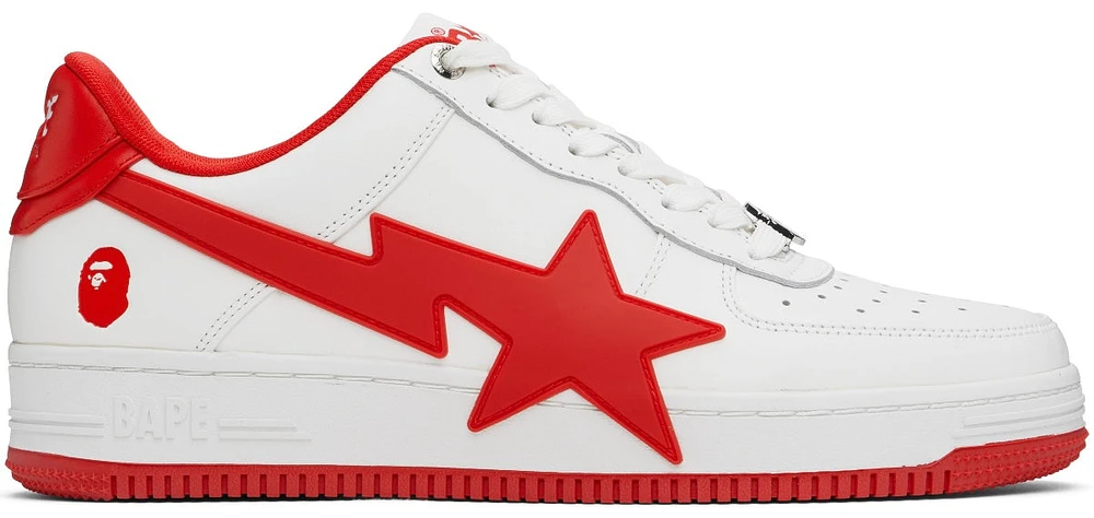 Bapesta White & Red STA OS #2