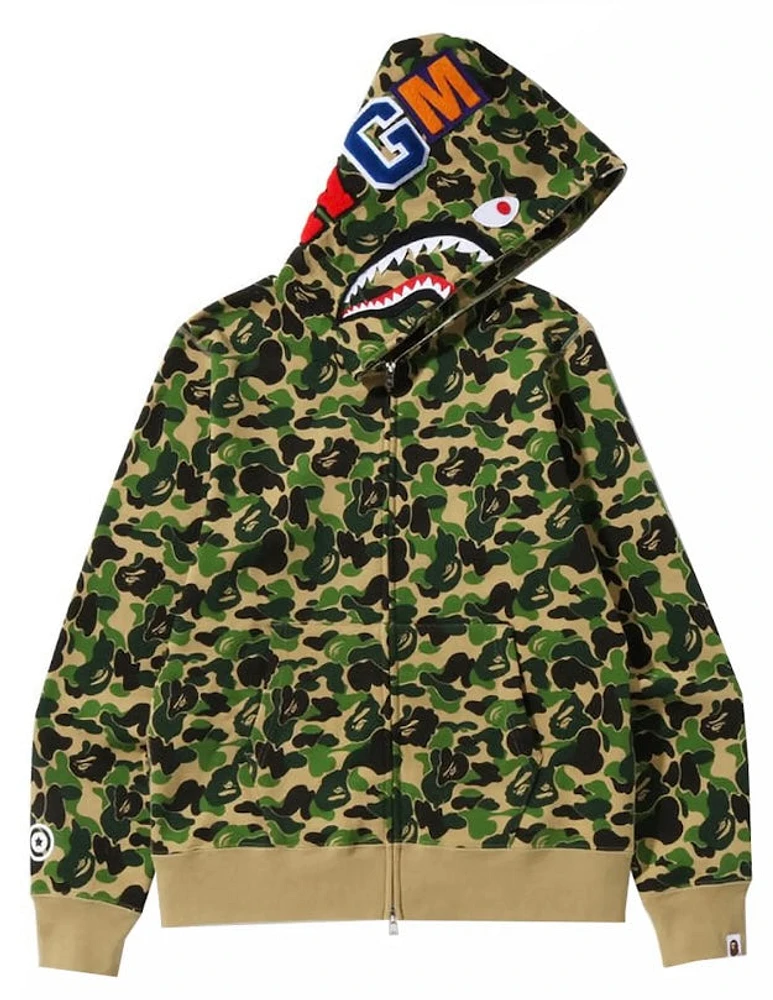 Bape Dark Green Camo Zip Up