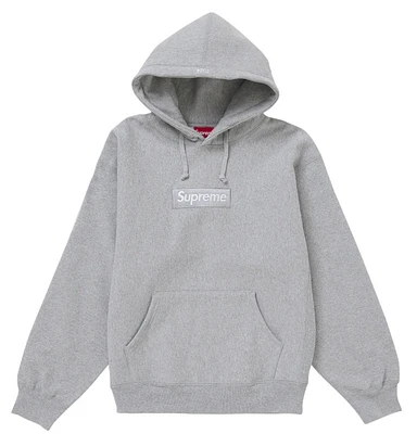 Supreme Box Logo Hooded Sweatshirt 'Grey'