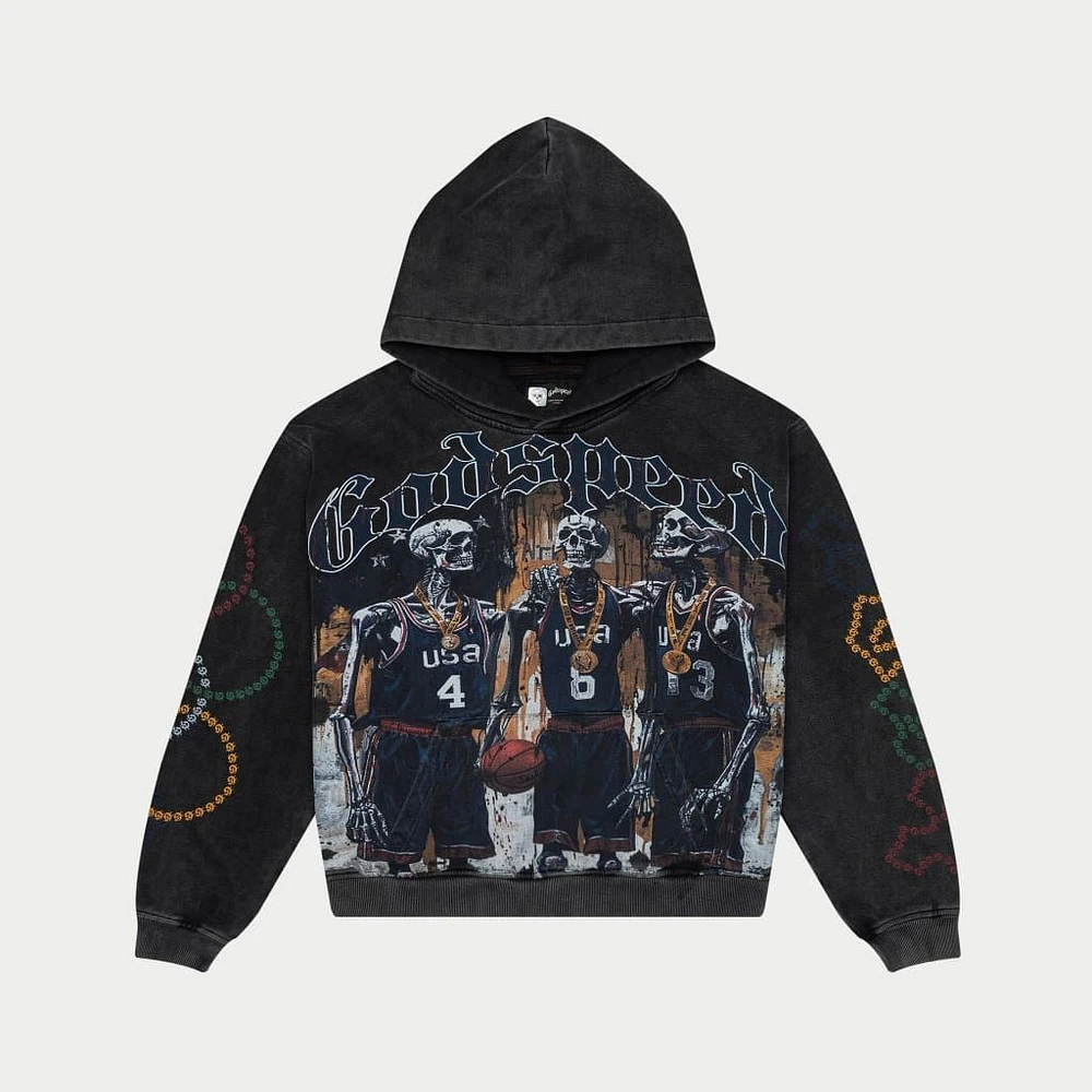 Godspeed DreamTeam Hoodie Black Wash