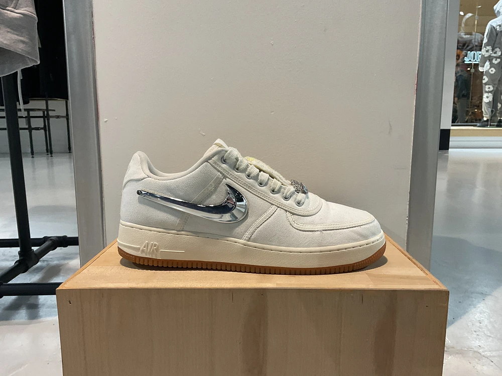 Pre-Owned Travis Scott x Air Force 1 'Sail