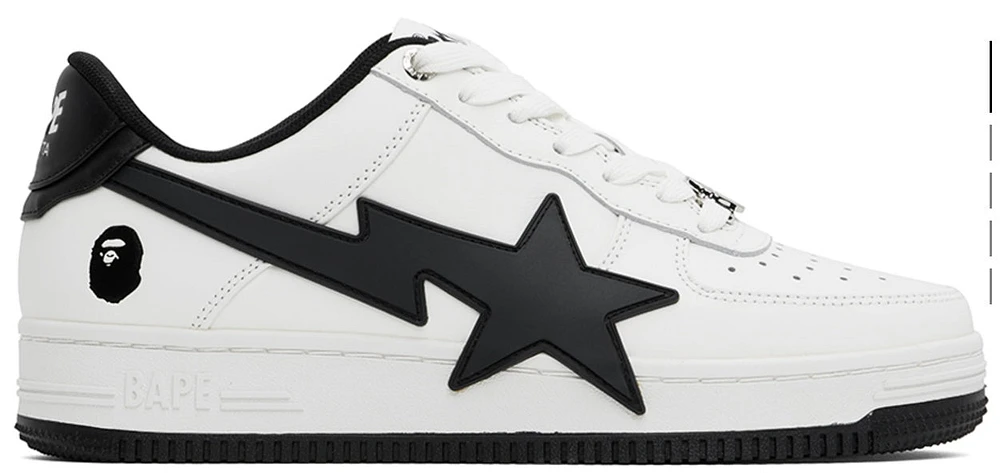 Bapesta White & Black STA OS #2