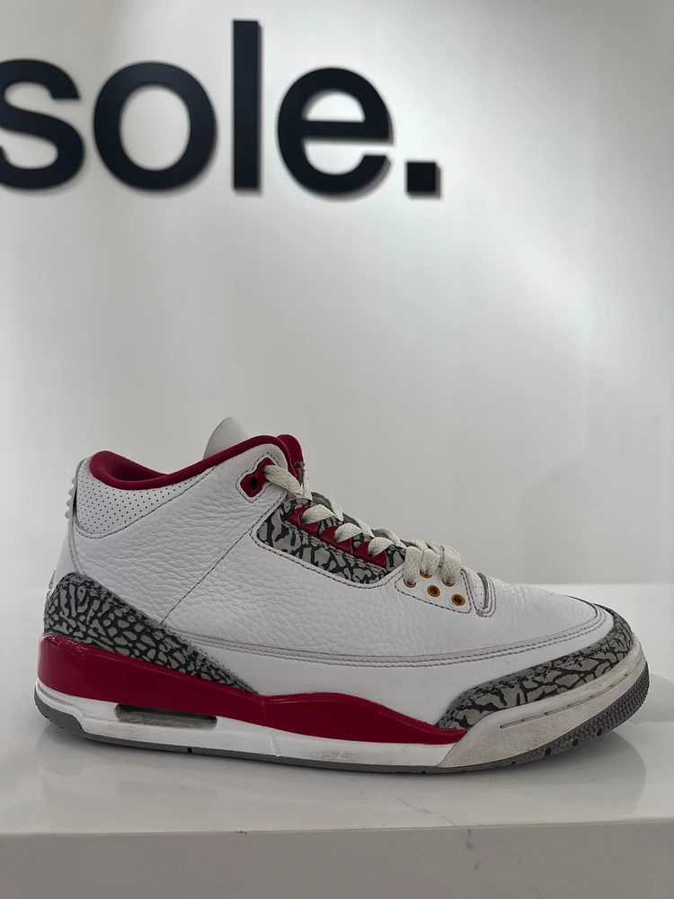 Pre-Owned Air Jordan 3 Retro 'Cardinal Red'