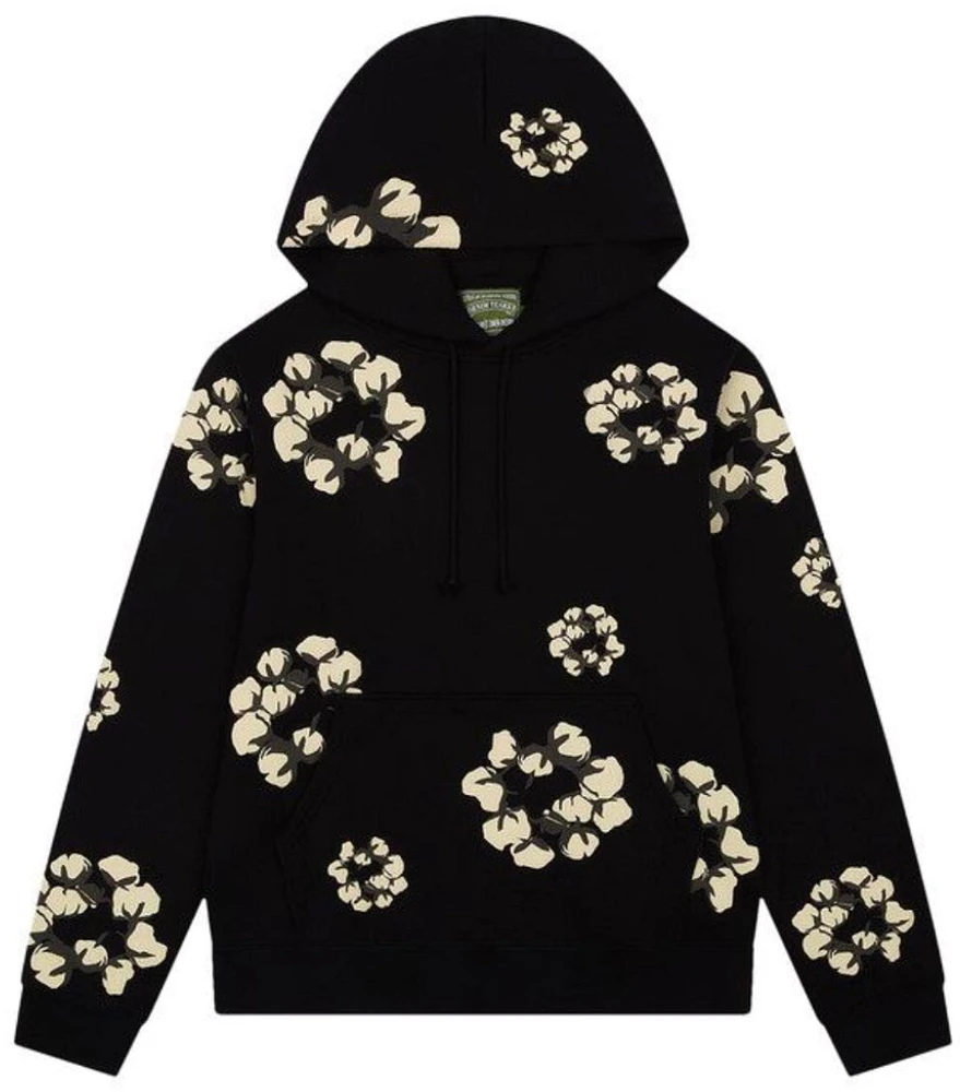 Denim Tears x Cactus Plant Flea Market Wreath Hoodie 'Black'