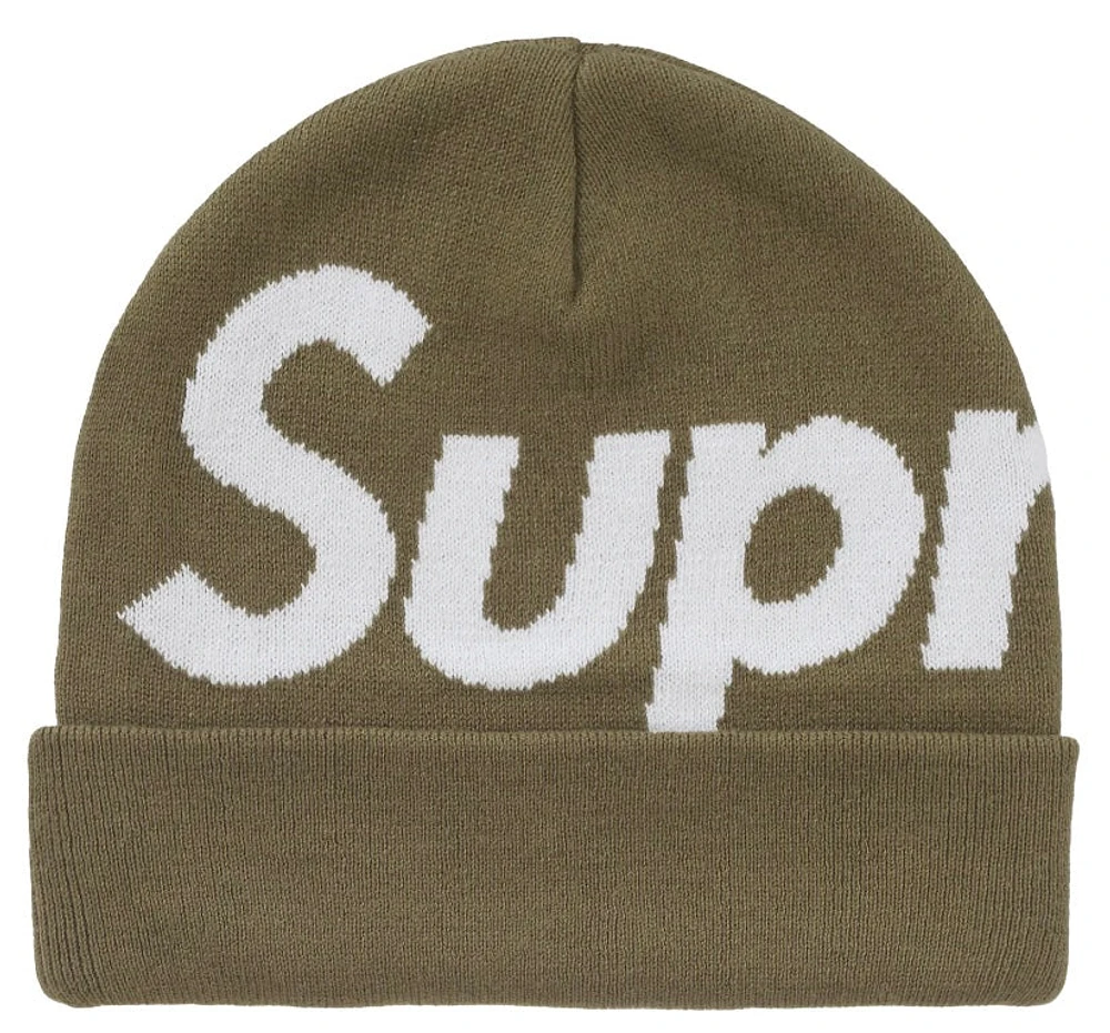 Supreme Big Logo Beanie FW24 Olive