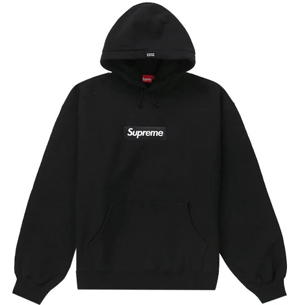 Supreme Screen Box Logo Hoodie Black