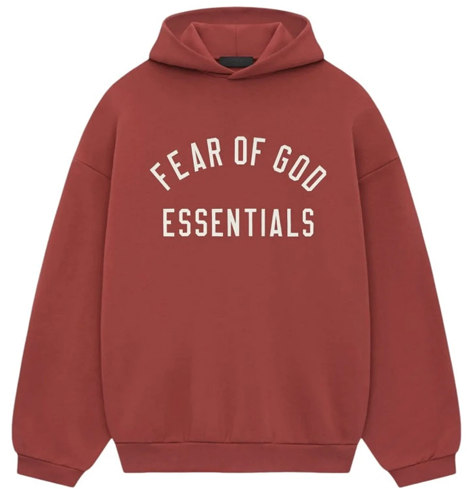 Essentials Crimson Red Hoodie