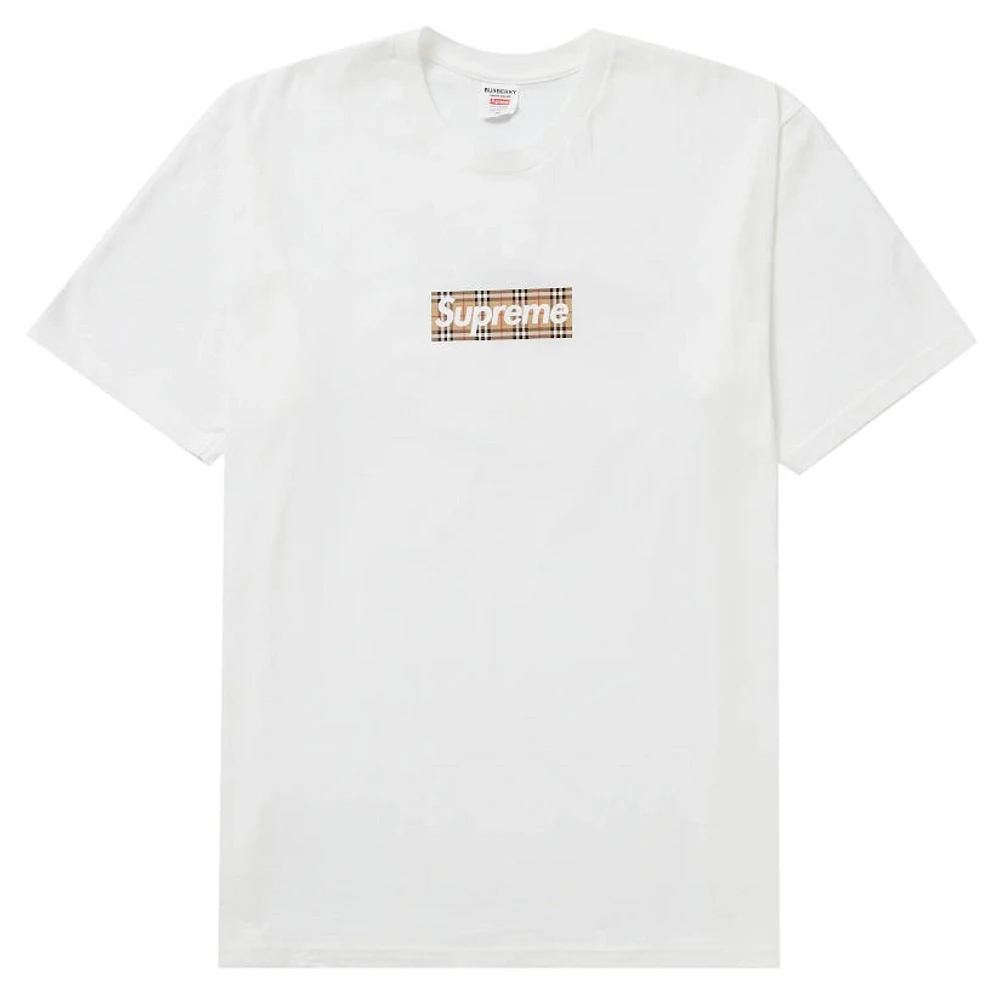 Supreme Burberry Tee White