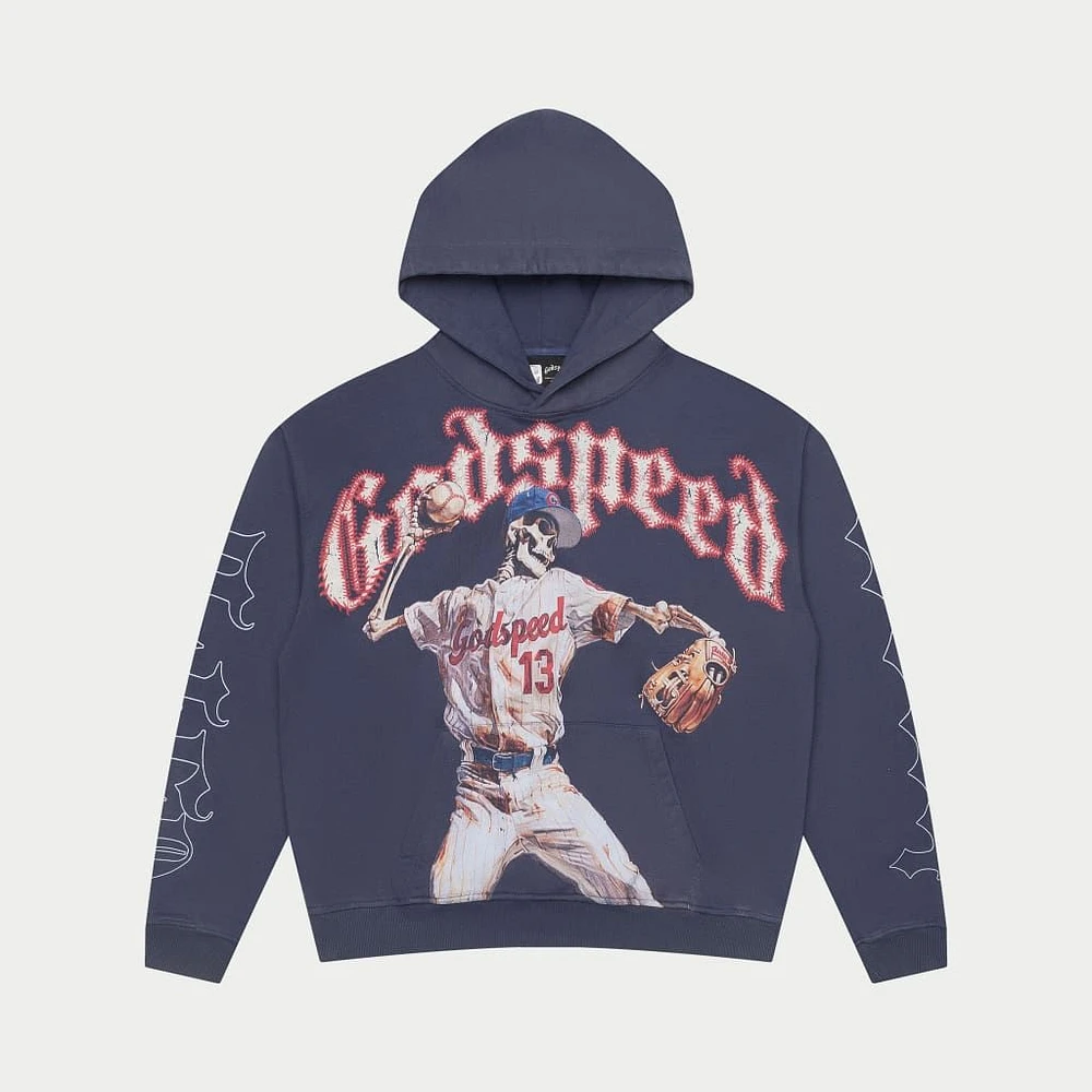 Godspeed Strike 1 Hoodie Navy Wash