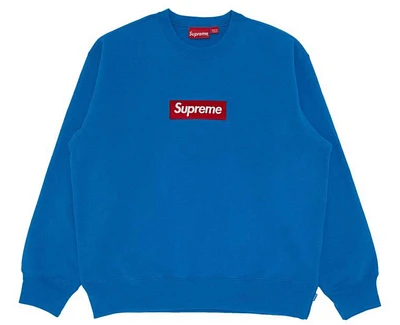 Supreme Box Logo Crewneck 'Blue'