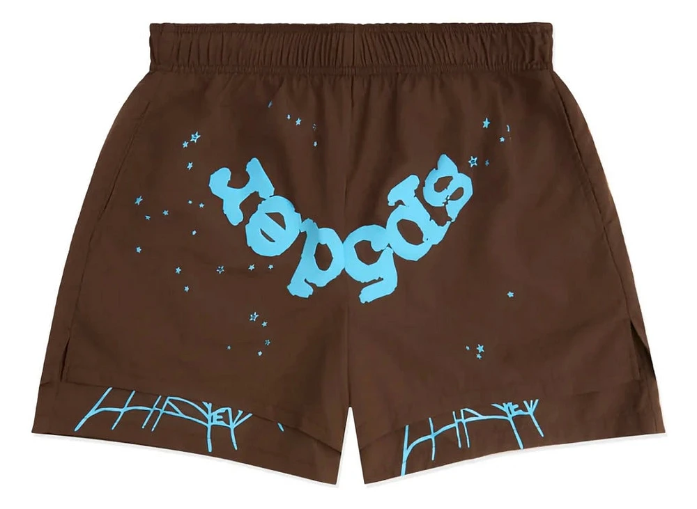 Sp5der Shorts Brown