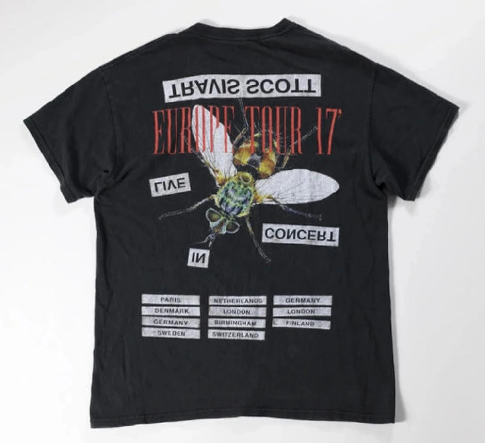 Travis Scott Europe Tour 2017 Concert Tee