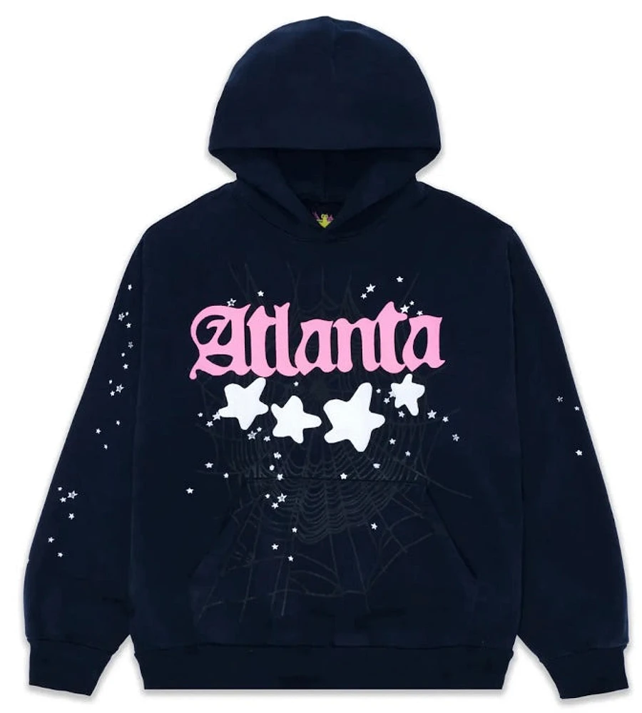 Sp5der Atlanta Hoodie Navy
