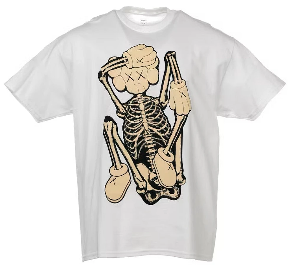 Kaws x Skeleton New Fiction Bone White