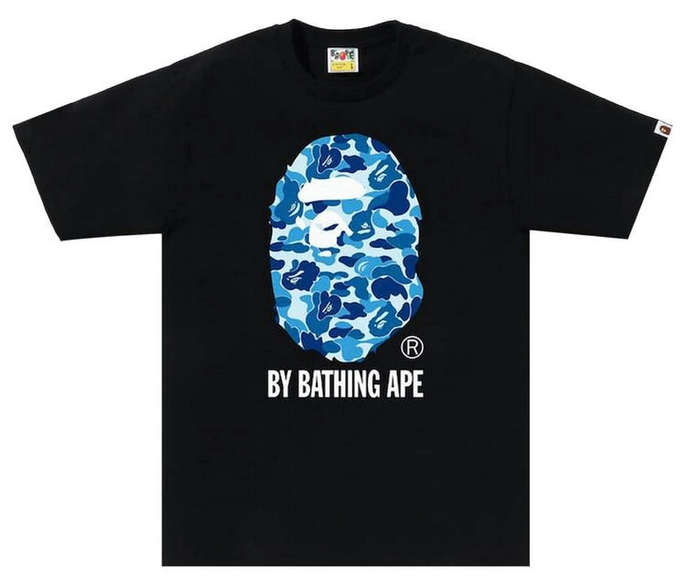 Bape Blue Big Head Tee Black