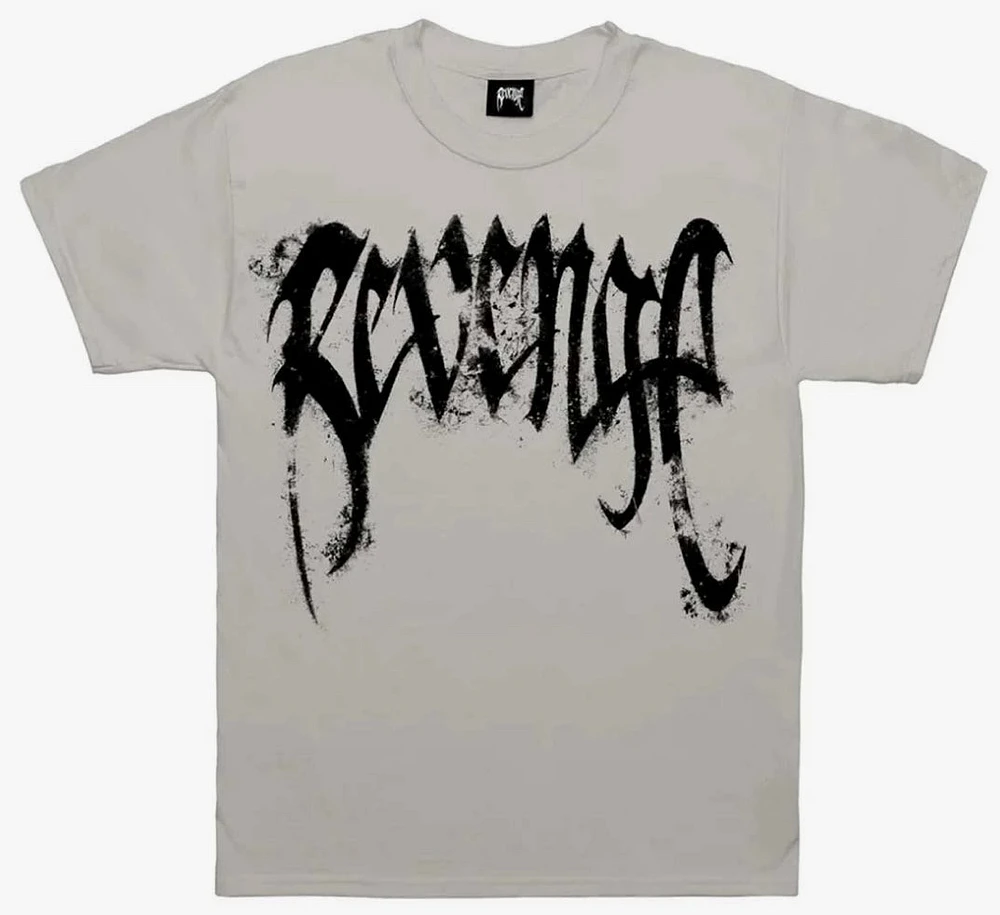 Revenge Puff Print St. Micheal Tee Cement