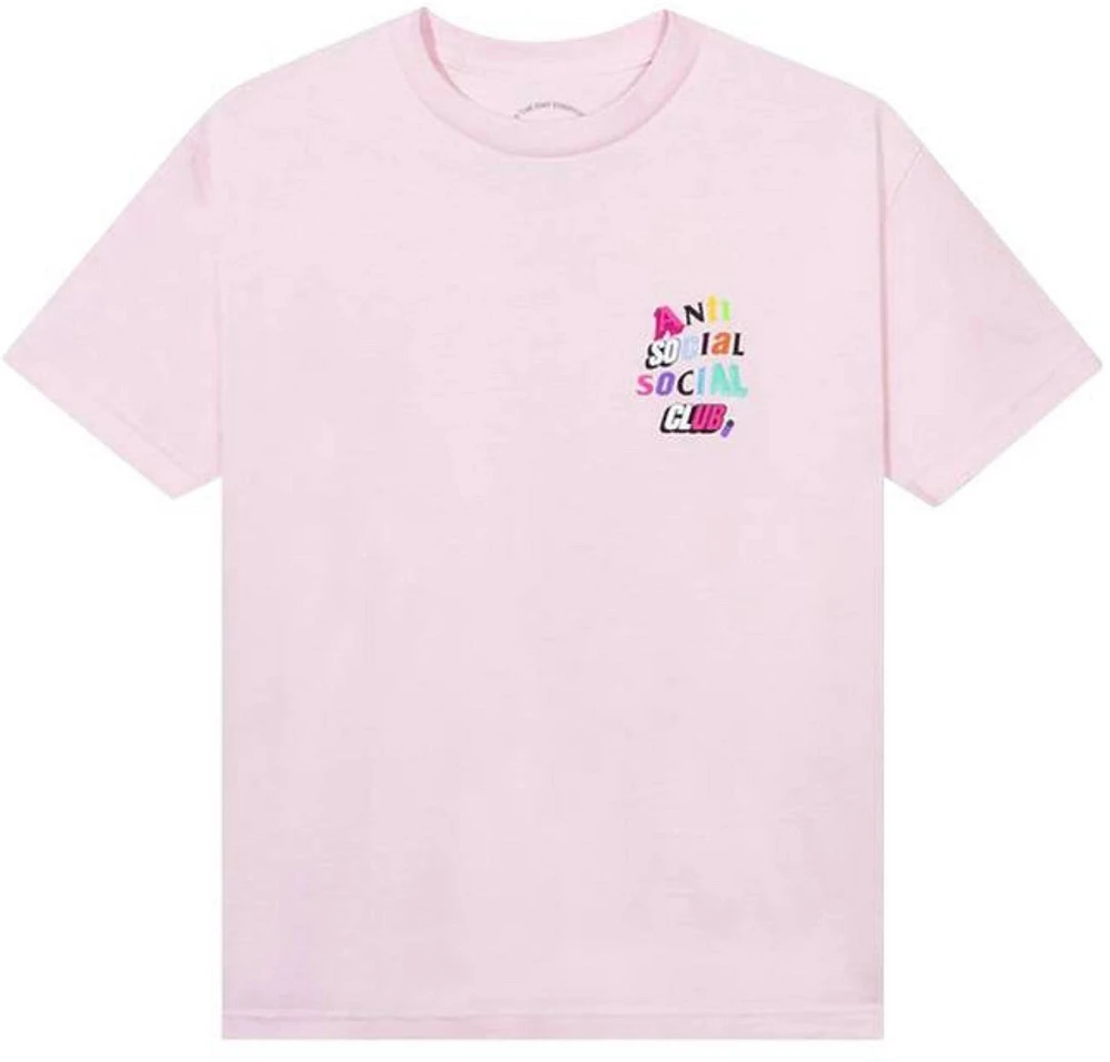Anti-Social real me tee pink
