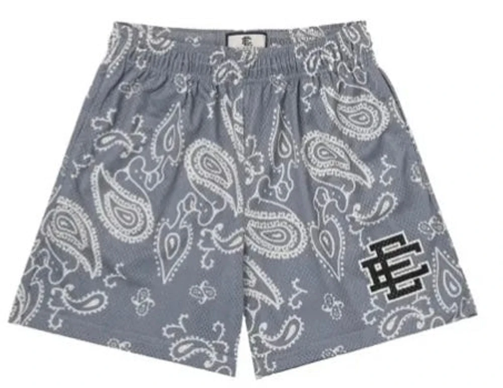 Eric Emanuel Shorts Grey Bandana
