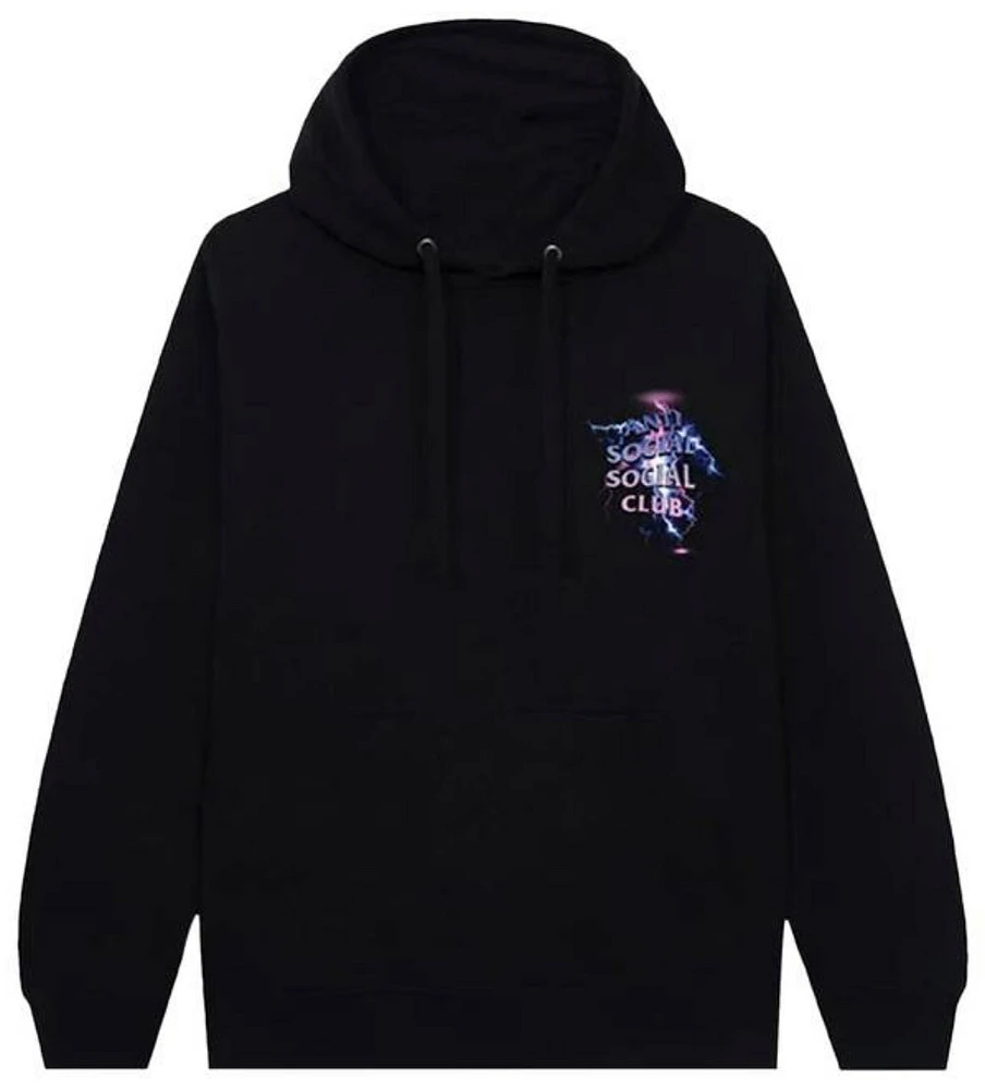 Anti-Social Bolt From The Blue Hoodie Black