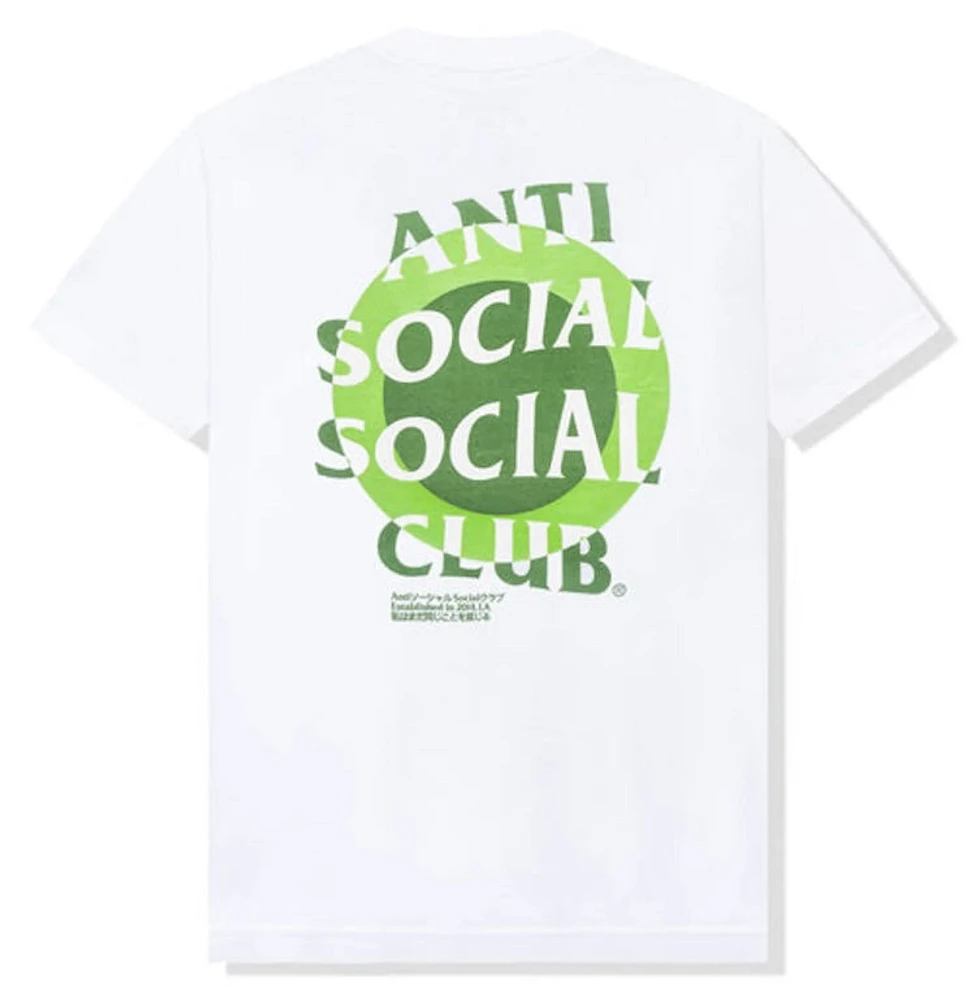 Anti-Social Impatient Tee Green White