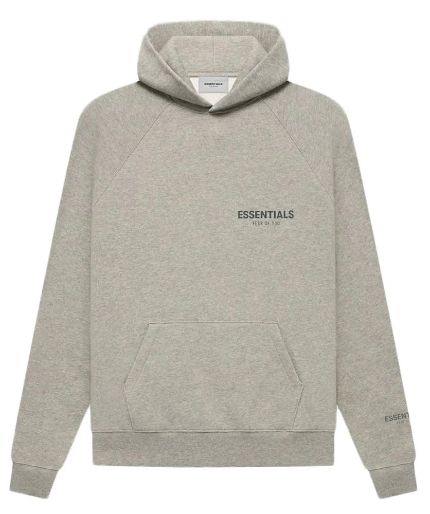 Essentials Hoodie Dark Heather Oatmeal FW21