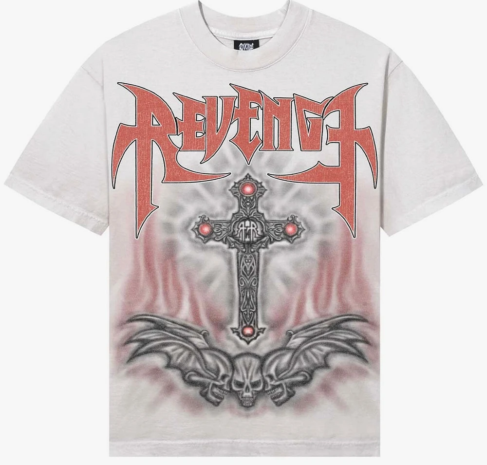 Revenge Airbrush Metal Tee Cement