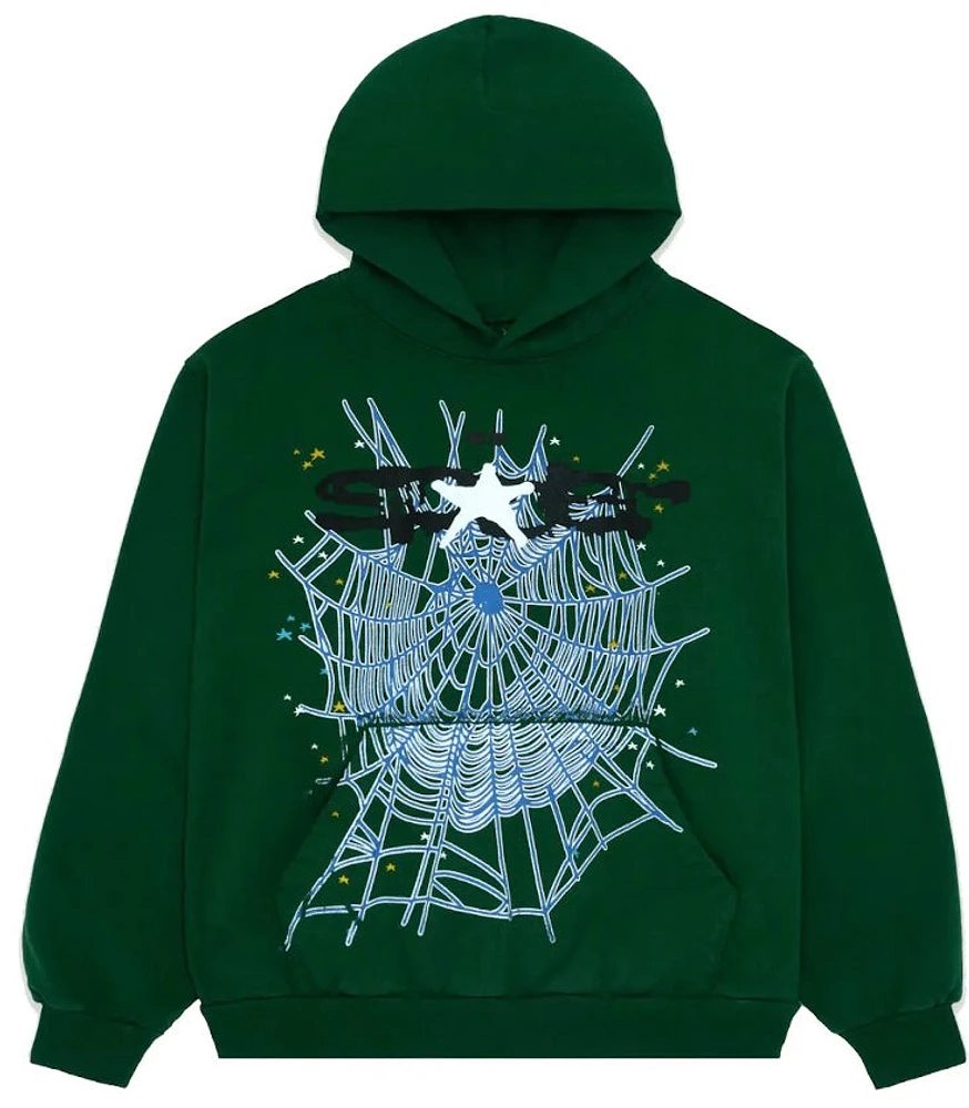 Sp5der Web Hoodie Hunter Green