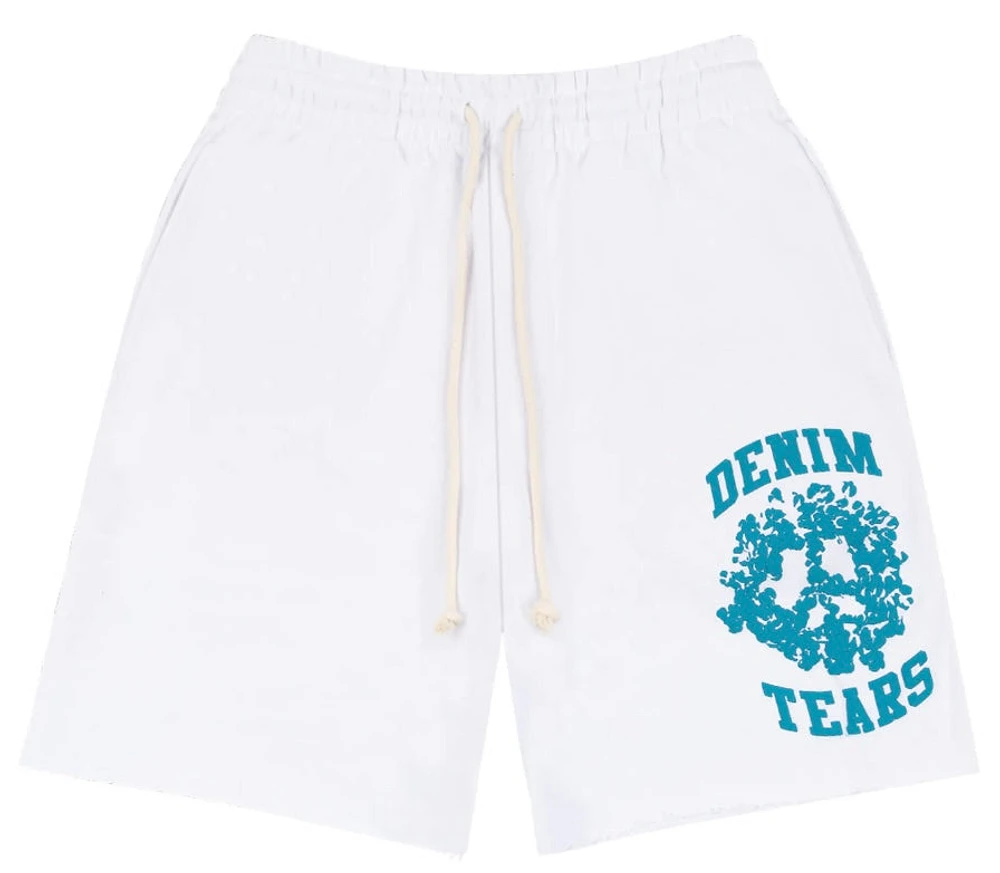 Denim Tears University Short White/Blue