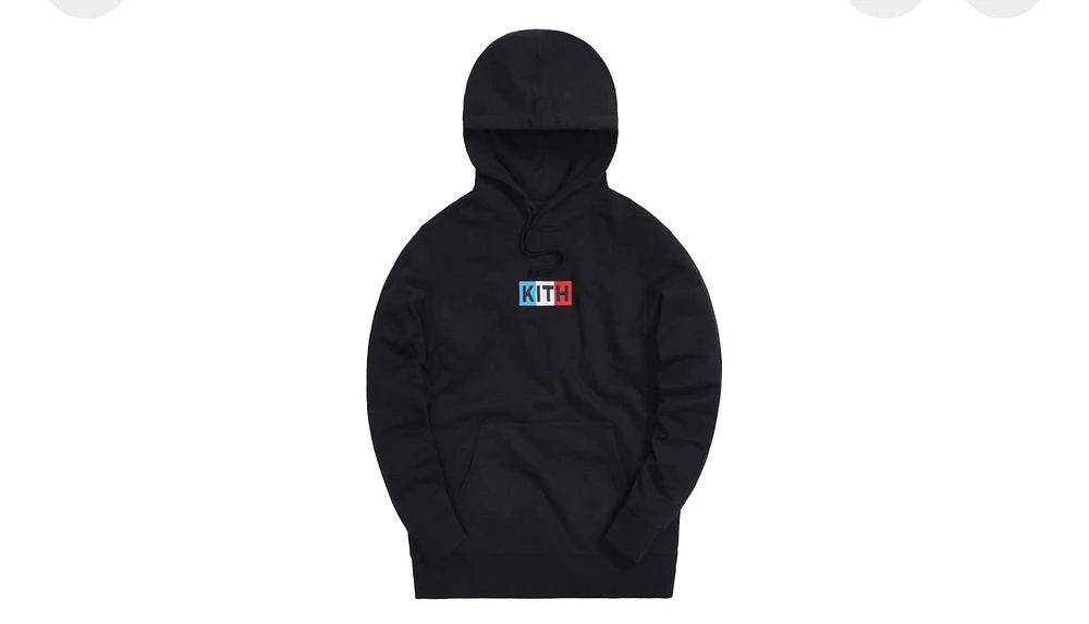 Kith Paris Classic Logo Hoodie Black