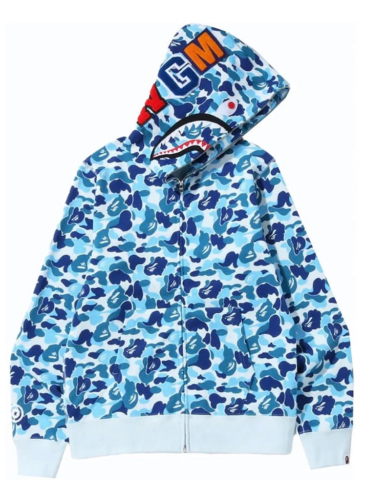 Bape Blue Camo Zip Up