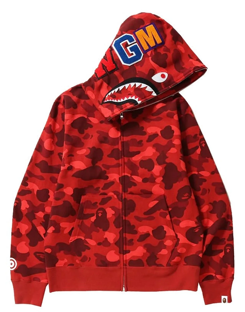 Bape Red Camo Zip Up