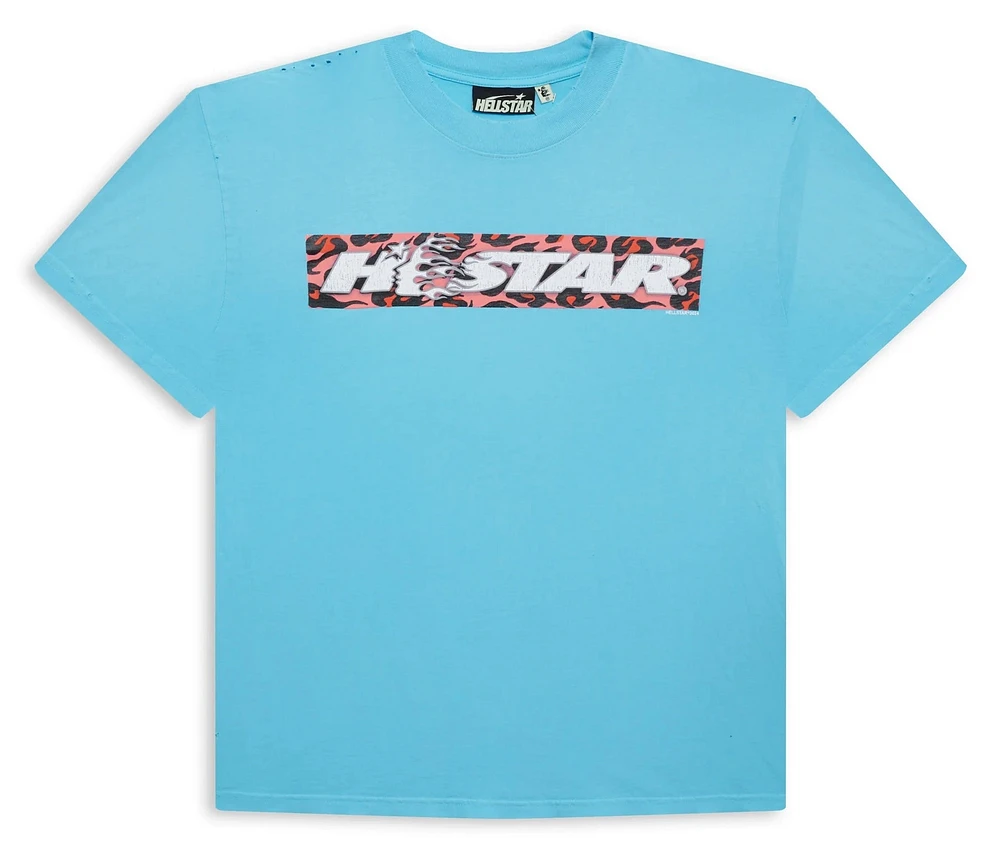 Hellstar Box Logo Tee Blue
