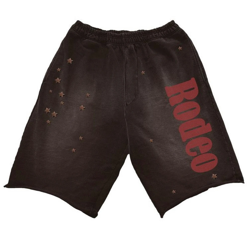 Travis Scott x Sp5der Days Before Rodeo Shorts 'Brown'