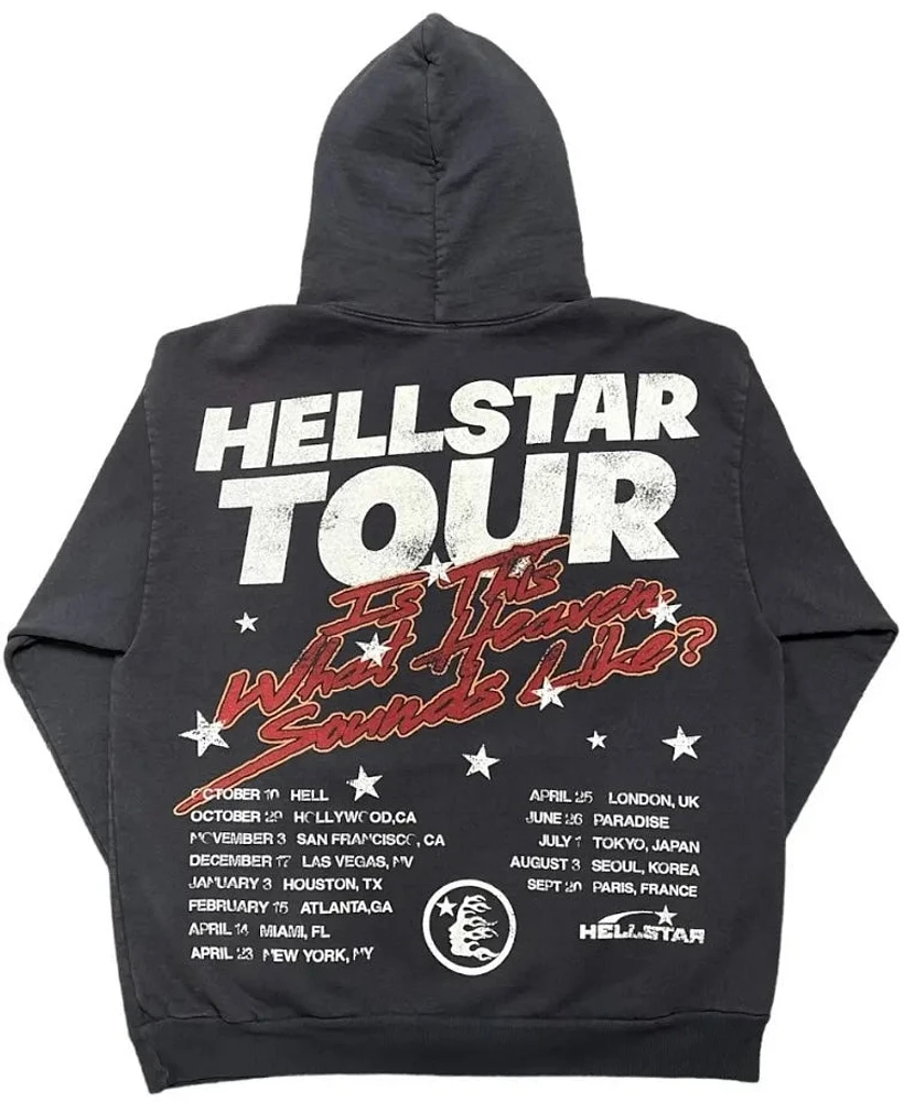 Hellstar Tour Hoodie Black