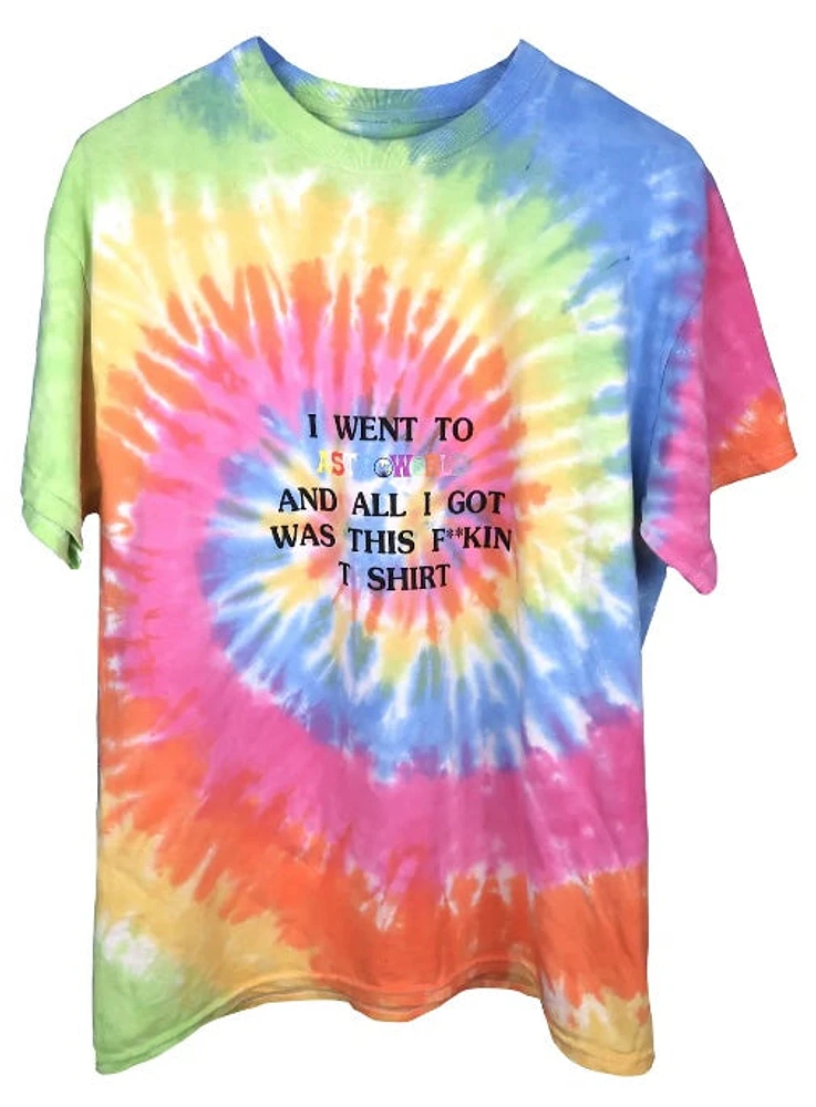 Travis Scott Where were you tie dye tee