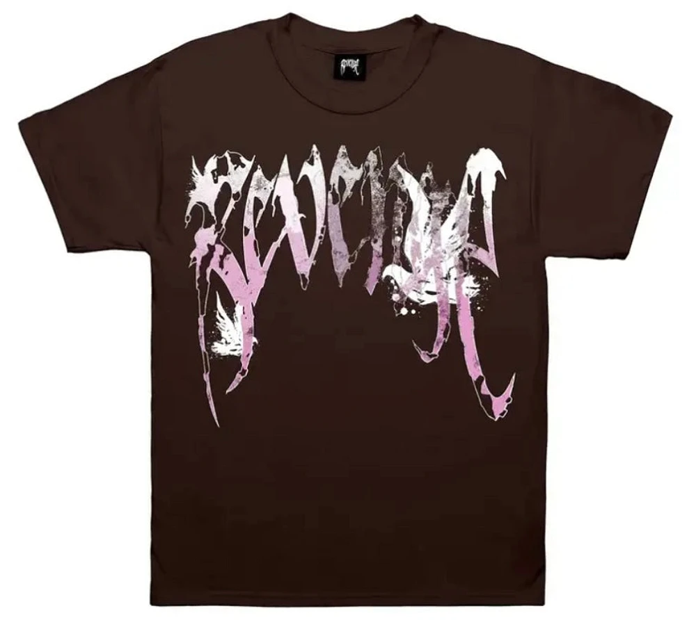 Revenge Graffiti Dove Tee Brown