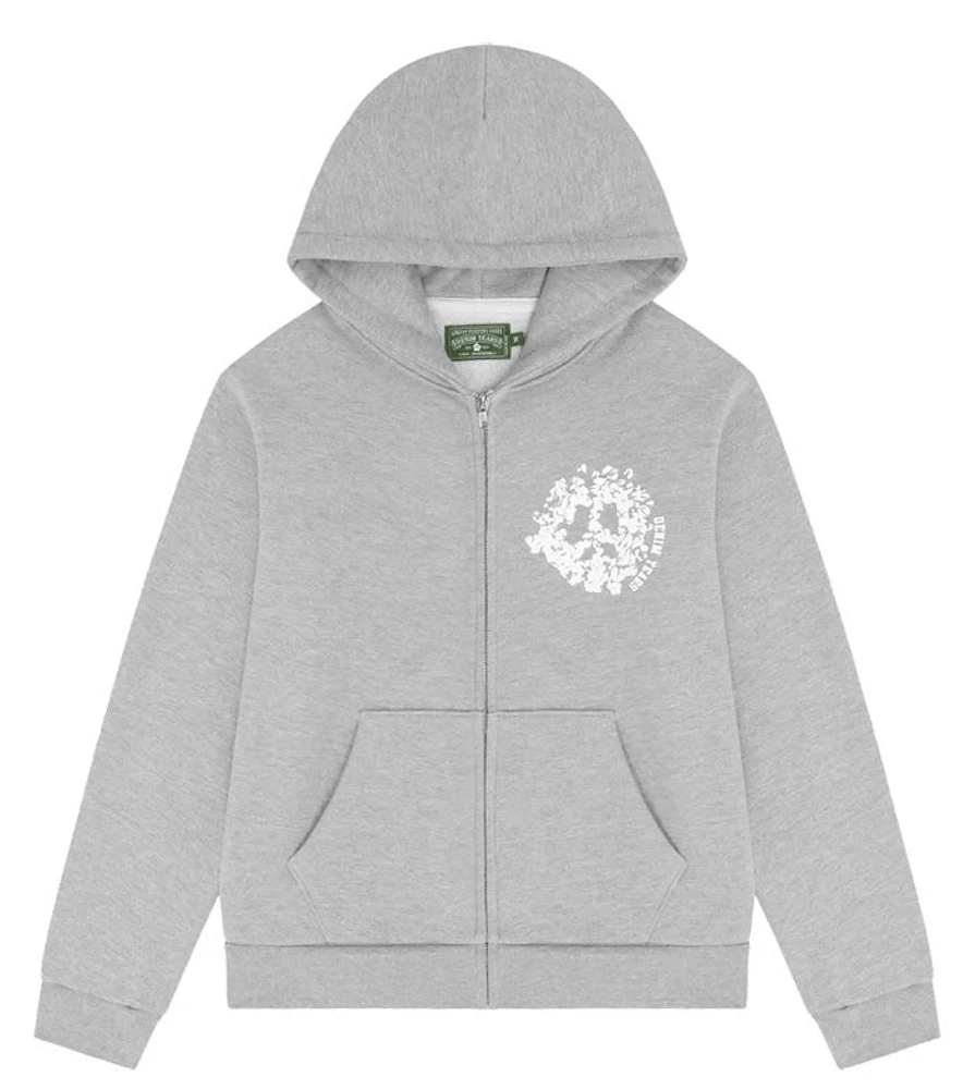 Denim Tears University Zip-Up Grey