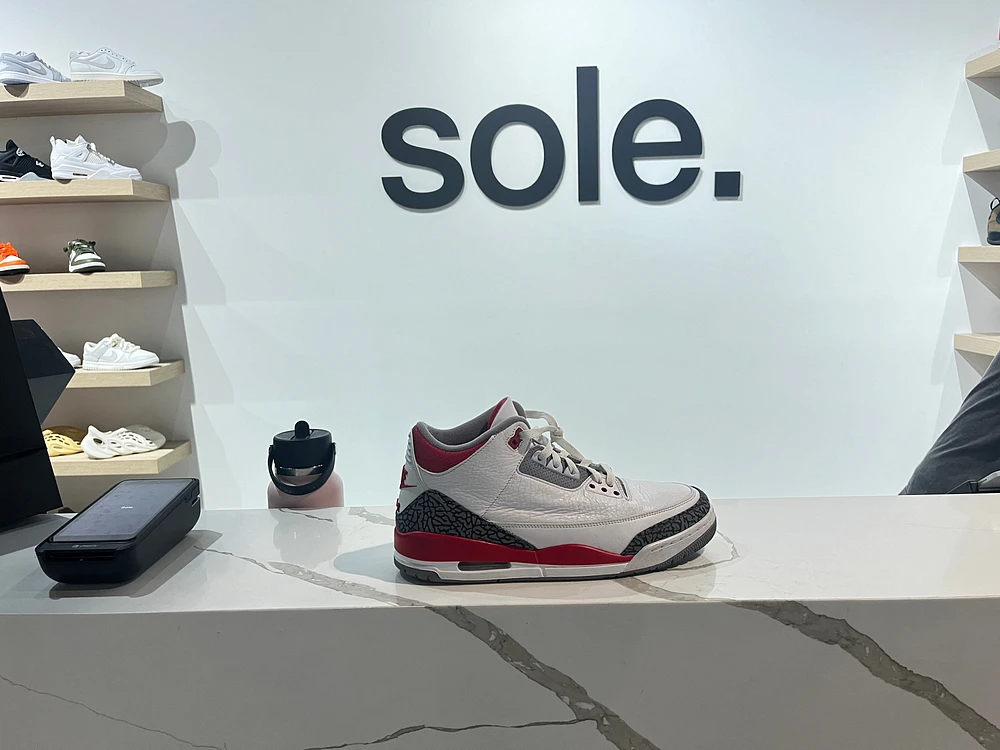 Pre-Owned Air Jordan 3 Retro 'Fire Red' 2022